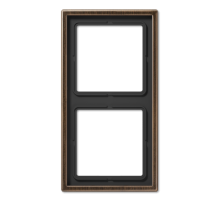 JUNG LS 990 Латунь Antik Рамка 2-ая