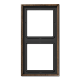 JUNG LS 990 Латунь Antik Рамка 2-ая