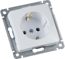 Hegel Мастер внутр Белая РС16-411 Розетка с/з, механизм