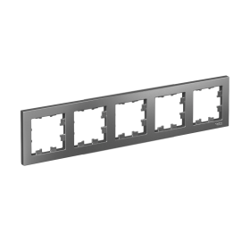 Systeme Electric AtlasDesign Сталь Рамка 5-ая, универсальная