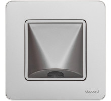 Legrand/Daccord INSPIRIA Алюминий Вывод кабеля с зажимом для крепления.