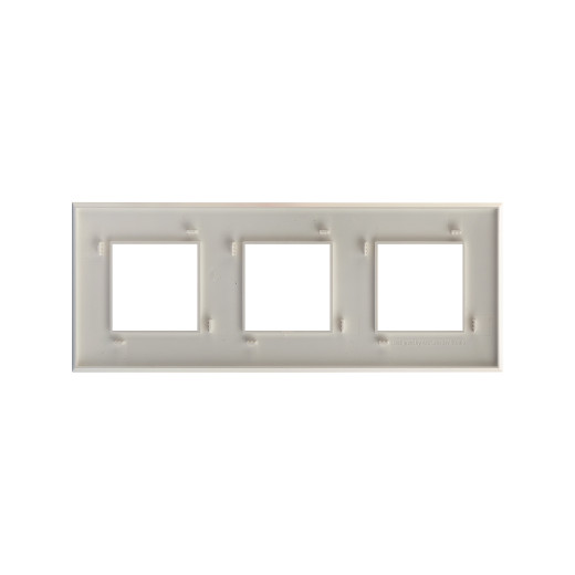 Рамка 3 поста (6 мод.), Avanti, белый жемчуг