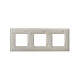 Рамка 3 поста (6 мод.), Avanti, белый жемчуг