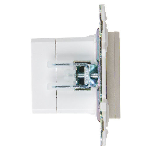 SKANDY Роз. USB A+A 3,1А SK-R15Sh шамп. IEK