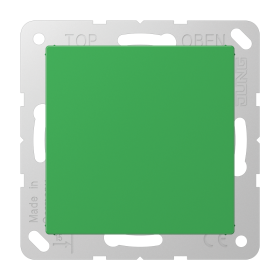 JUNG Крышка без отверстий зеленый