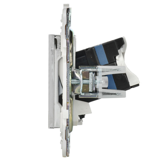 SKANDY Роз. комп. 2-ая RJ45 кат.6 SK-K04N никель IEK