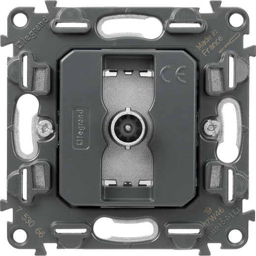 Valena IN'MATIC.Розетка ТВ оконечная 10дБ 0-862 МГц.