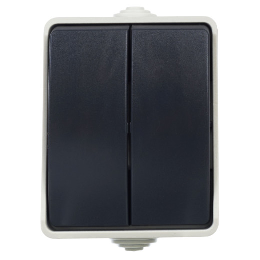 FORS Выкл. 2-кл. о/у IP54 ВС20-2-0-ФСр сер. IEK