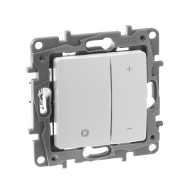 Legrand Etika Белый Светорегулятор нажимной, 400Вт.