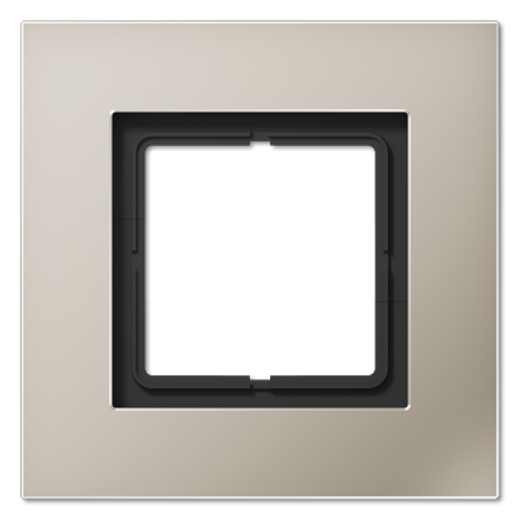 Рамка для серии LS-Plus однократная, благородная сталь
