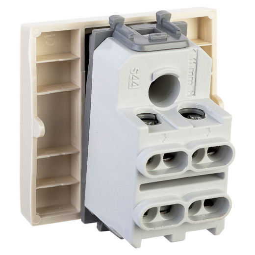 Инвертор одноклавишный модульный, Avanti, ванильная дымка, 2 модуля