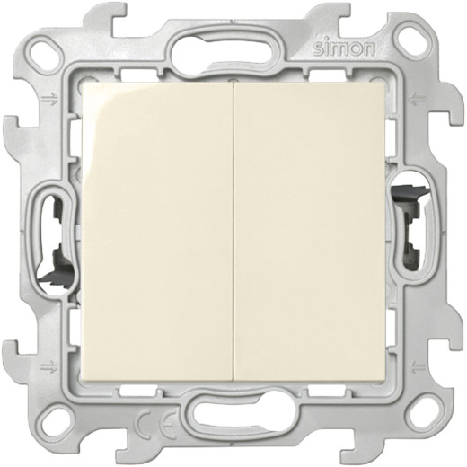 Двухклавишный выключатель Push&Go, сл.кость