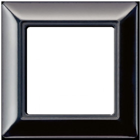 JUNG Рамка 1-кратная для вертикальной и горизонтальной установкичерная