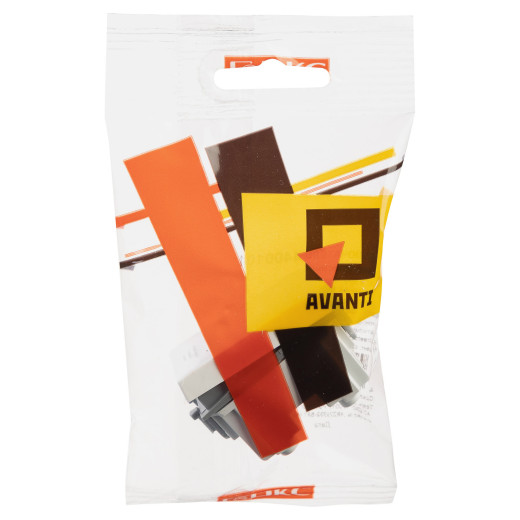 Выключатель модульный, Avanti, белое облако, 1 модуль