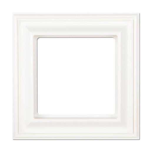 Рамка 1-пост, термопласт, белый, Eco Deco