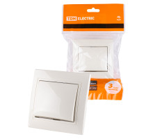 TDM Выключатель 1 кл. 10А сл. кость 