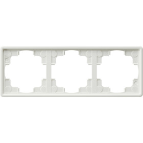 Gira S-Color Белый Рамка 3-ая