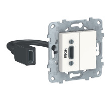 Schneider Electric Unica New Бел Розетка HDMI