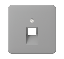 JUNG CD 500/CD plus Серая Накладка 1-ой наклонной ТЛФ/комп розетки