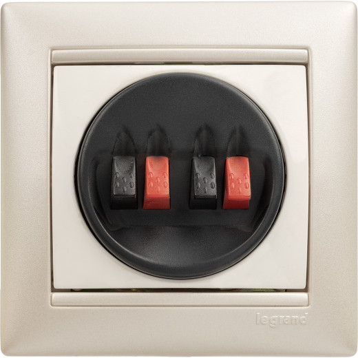Розетка для акустической системы двойная - Legrand Valena - белый