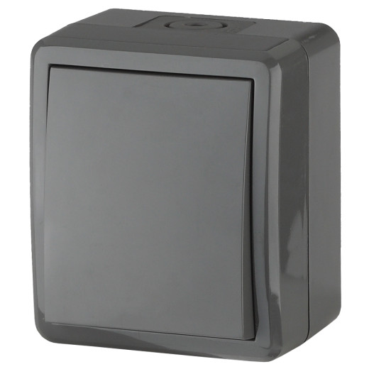 Переключатель ЭРА Эксперт 11-1403-03 IP54 10АХ-250В ОУ серый