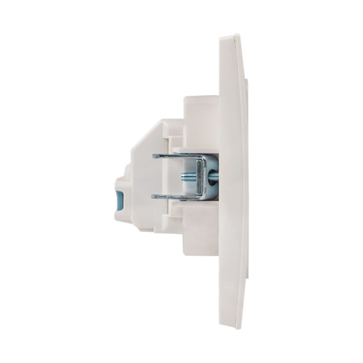 Стокгольм Механизм Розетки 1-местной б/з 10 А автоматические клеммы белый с защ. штор. EKF PROxima