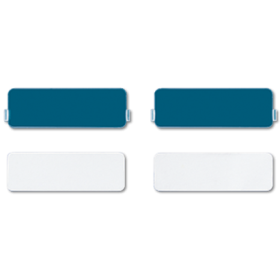 JUNG Накладка из оргстекла с белой подложкой, поле для надписи 9Х27 мм, для серии СD