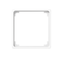 JUNG A 500 Белая Рамка промежуточная для монтажа изделий с крышкой 50х50