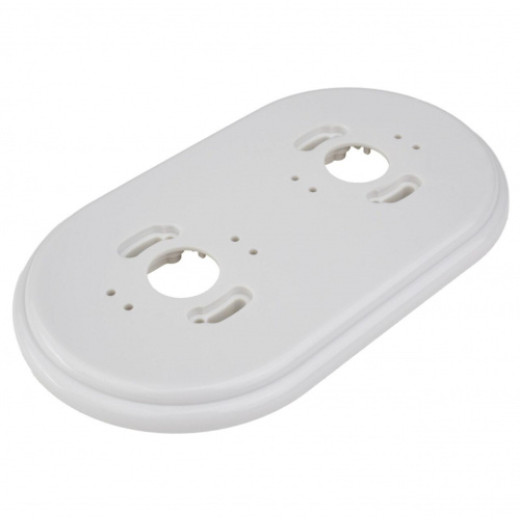 Рамка 2-местная R, пластик, белый