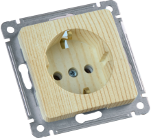 Hegel Мастер внутр Сосна РС16-411-02 Розетка с/з, механизм