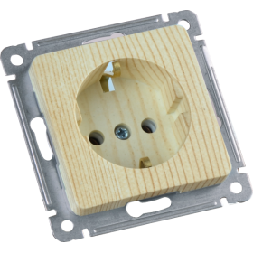 Hegel Мастер внутр Сосна РС16-411-02 Розетка с/з, механизм