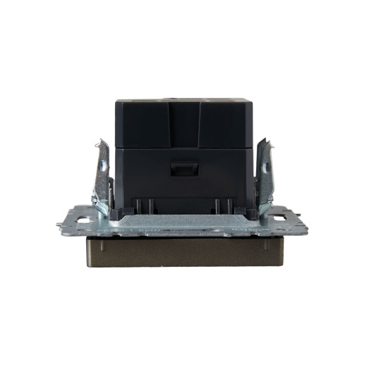 BRITE Роз. USB A+A 3,1А РЮ10-1-БрШ шамп. IEK