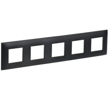 IEK SKANDY Черный Рамка 5-ая SK-F05Bl