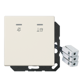 JUNG Накладка для внешнего DND-модуля с LED-лампами, 230 В, слоновая кость