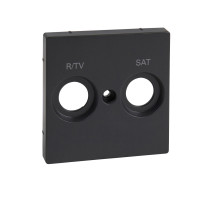 Schneider Electric Merten SM Антрацит Накладка розетки R/TV-SAT с маркировкой