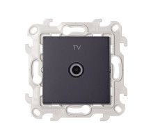 Simon 24 Графит Розетка TV одиночная