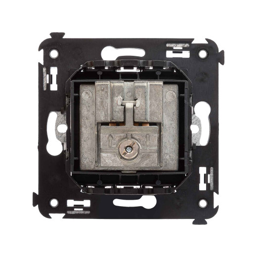 Розетка TV-FM-SAT в стену, Avanti, черный матовый