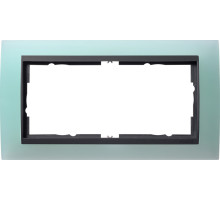 Gira Event Opaque Салатовый/Антрацит Рамка 2-ая без перегородки