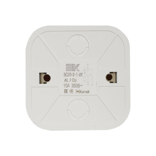 GLORY Выключ. 2-кл. с инд. о/у 10А ВС20-2-1-ХК крем. IEK