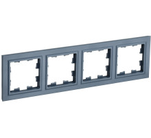IEK BRITE BASE Маренго Рамка 4-м РУ-4-БрМ