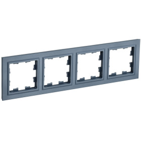 IEK BRITE BASE Маренго Рамка 4-м РУ-4-БрМ