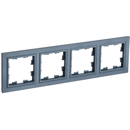 BRITE Рамка 4-мест. РУ-4-БрМ мар. IEK