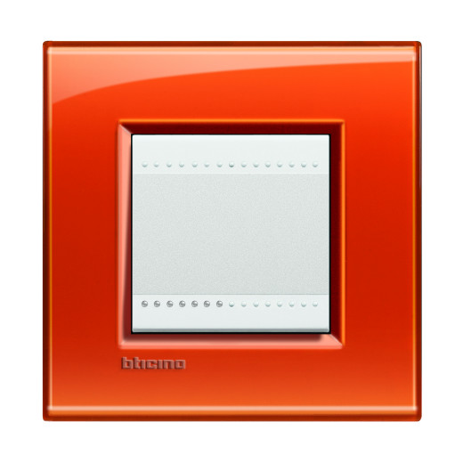 Livinglight Рамка прямоугольная, 1 пост, цвет Оранжевый