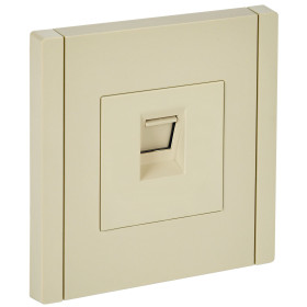 IEK FORTE&PIANO Ваниль Розетка комп. RJ45 кат.5E FP432