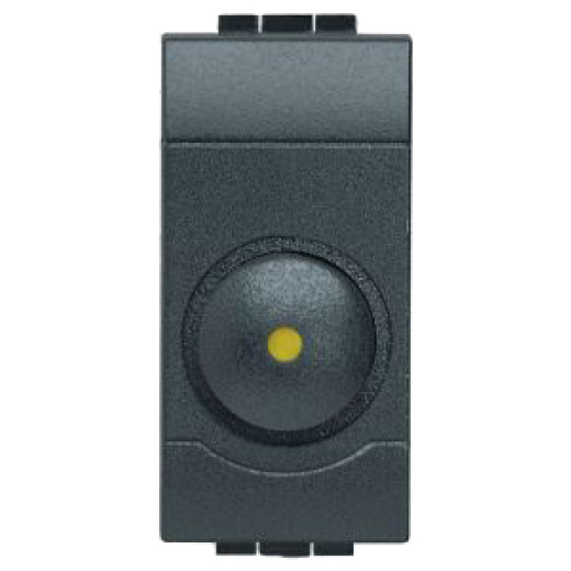 Поворотный светорегулятор для активной нагрузки 50Вт - 500Vт, 127В; 50Вт - 1000Вт, 230В - 1 модуль