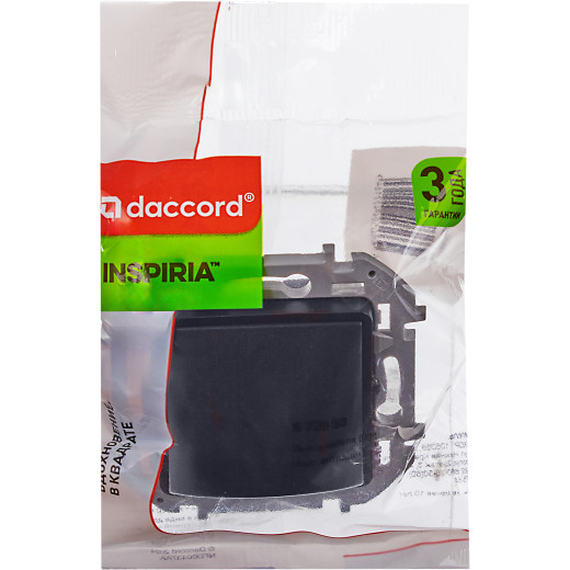 Вывод кабеля IP21 - Legrand/Daccord Inspiria - с зажимом для кабеля - антрацит