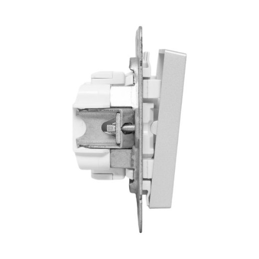 Механизм выключателя, одноклавишный, алюминий Эпика EKF