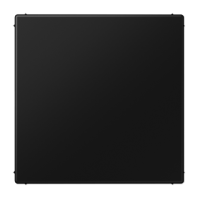 JUNG LS 990 Черный матовый Крышка без отверстий, с суппортом, фиксация защелкиванием