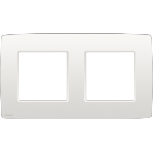 Рамка на 2 поста, белый