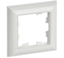 IEK BRITE DECOR Белый 3D-форма Рамка 1-м РУ-1-Бр